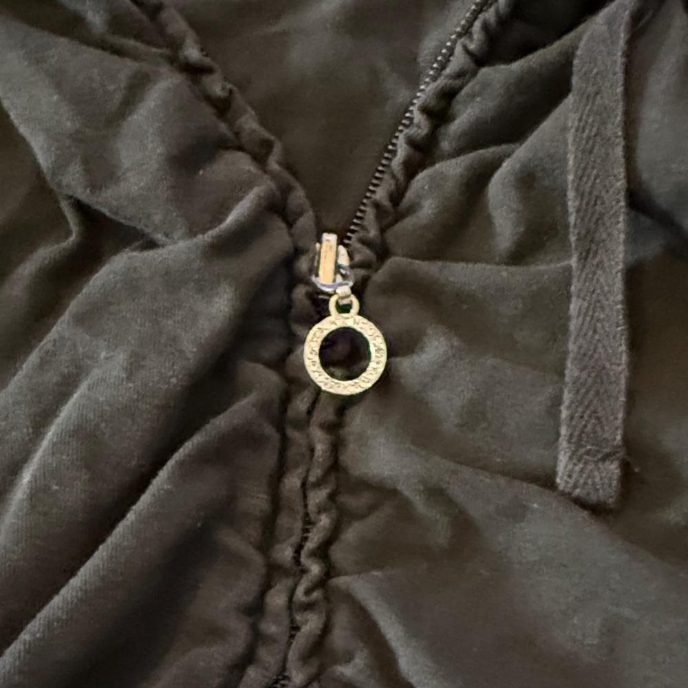New York & Company Charcoal Gray Hoodie - Picture 4 of 5